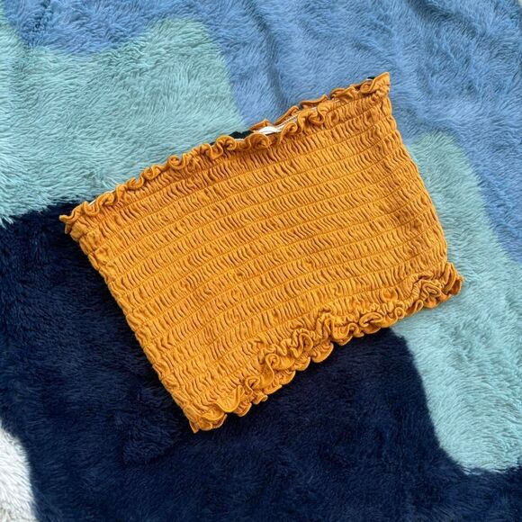 Forever 21 Orange Yellow Tube Top - Picture 2 of 3